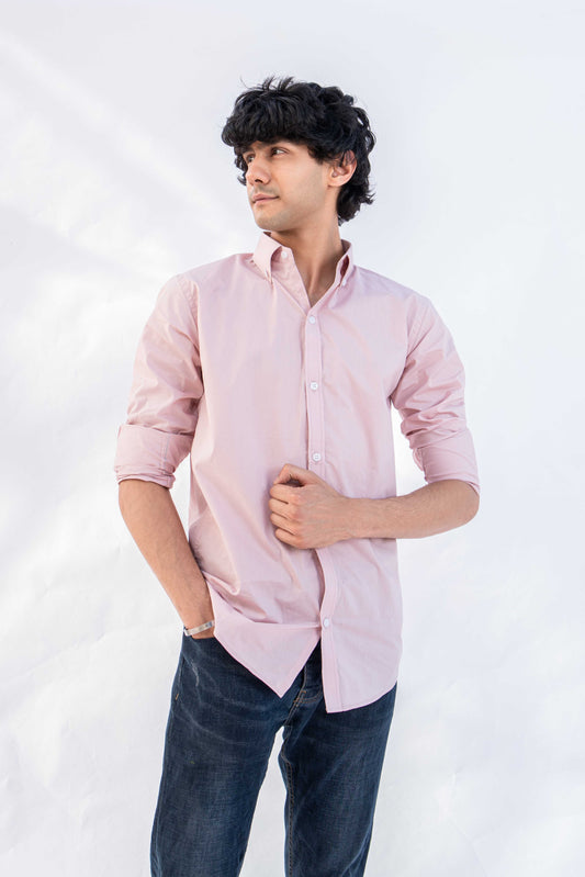 Heavenly Pink Casual Shirt
