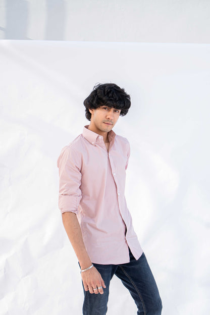 Heavenly Pink Casual Shirt